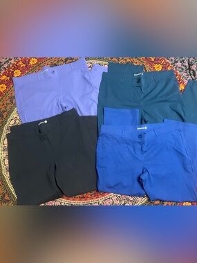Betabrand Women’s 3X Pull on Dress Pants Stetchy Office Flare Pants